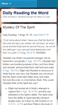 Mobile Screenshot of dailyreadingtheword.com