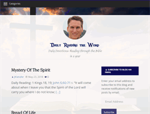 Tablet Screenshot of dailyreadingtheword.com